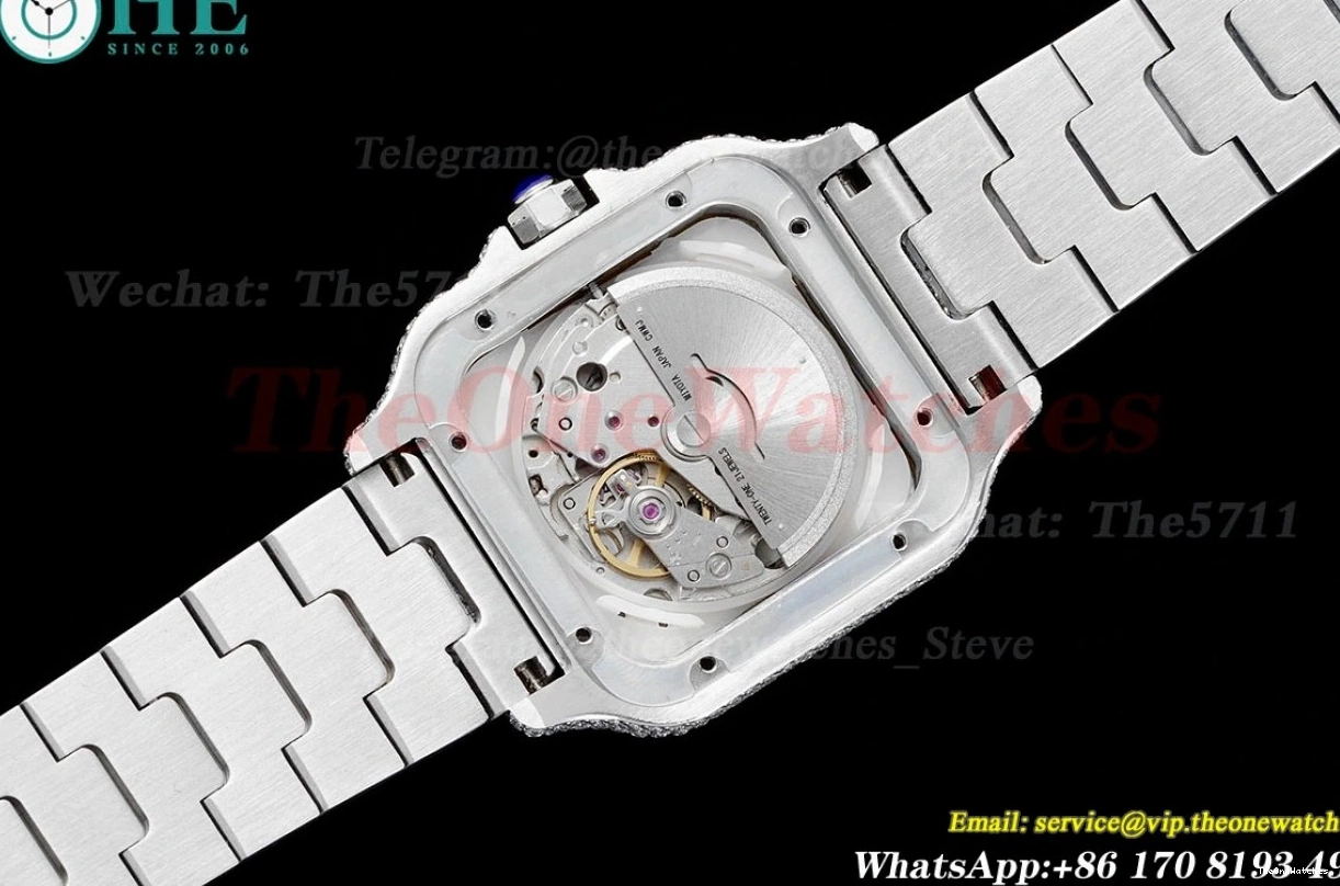 AMG 40mm Mens RG Rmn Dia SS XL MY9015 Santos 100 SS 0415